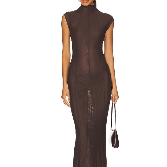 Laissa Mesh Maxi Dress - Picture 1 of 2